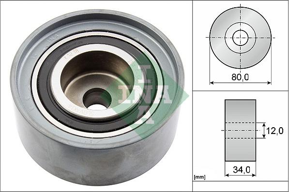 INA 532 0527 10 - Паразитна / водеща ролка, зъбен ремък parts5.com