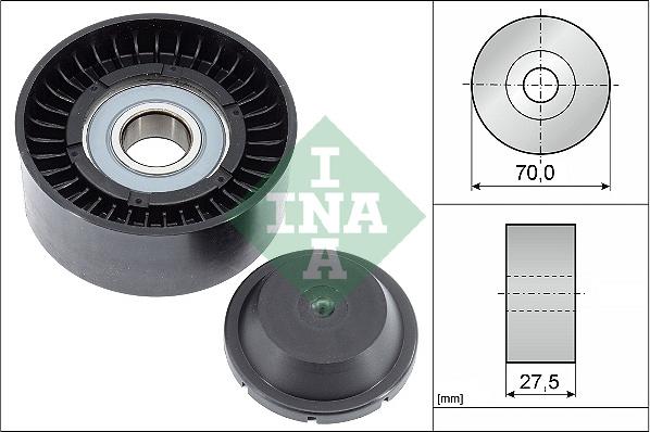 INA 532 0610 10 - Rolka kierunkowa / prowadząca, pasek klinowy zębaty parts5.com