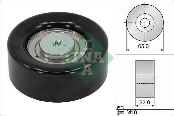 INA 532 0639 10 - Deflection / Guide Pulley, v-ribbed belt parts5.com