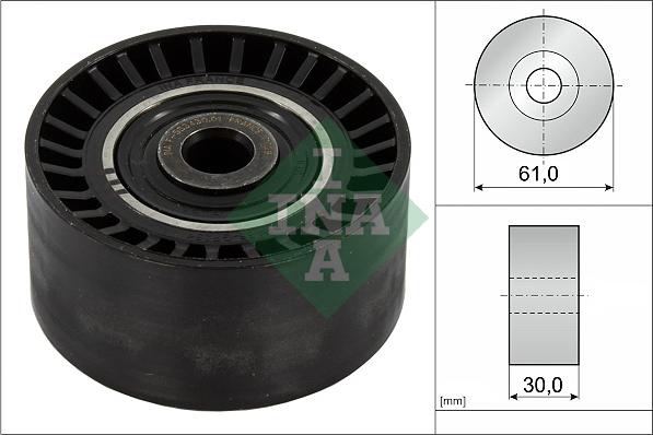 INA 532 0624 10 - Ohjainrulla, hammashihna parts5.com