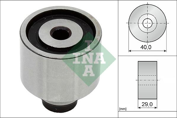 INA 532 0623 10 - Usmeravajući / vodeći točkić, zupčasti kaiš parts5.com