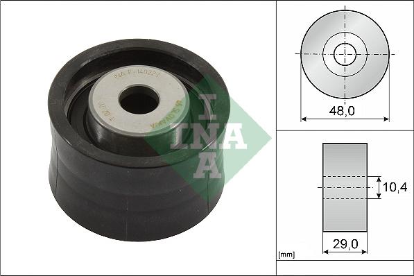 INA 532 0093 10 - Rola ghidare / conducere, curea distributie parts5.com