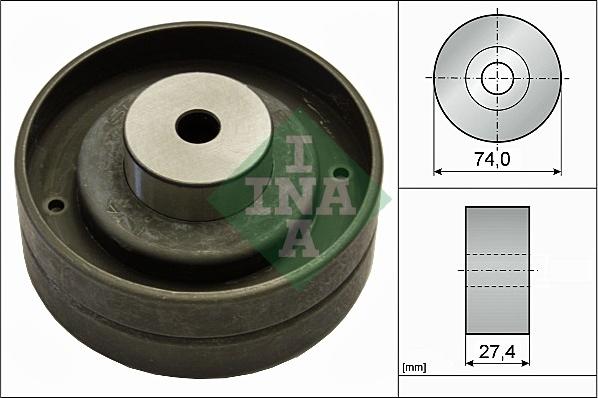 INA 532 0051 10 - Ohjainrulla, hammashihna parts5.com