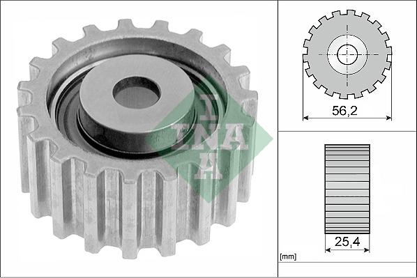 INA 532 0018 10 - Rola ghidare / conducere, curea distributie parts5.com