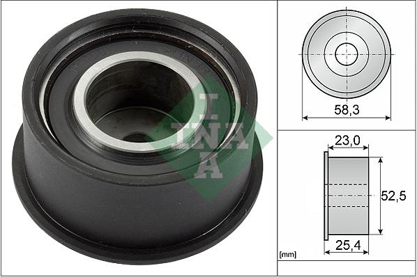 INA 532 0034 10 - Preusmerjevalni valj / vodilni valj, zobati jermen parts5.com