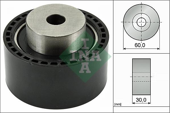 INA 532 0196 10 - Obehová / vodiaca kladka ozubeného remeňa parts5.com