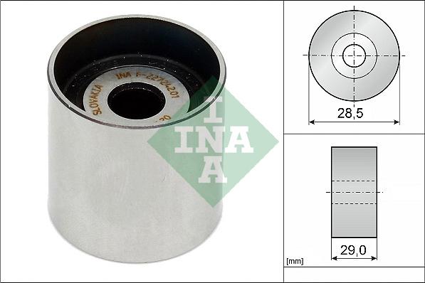 INA 532 0161 10 - Rolka kierunkowa / prowadząca, pasek rozrządu parts5.com