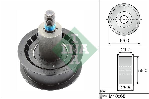 INA 532 0167 10 - Polea inversión / guía, correa distribución parts5.com