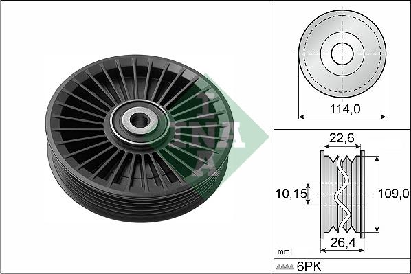 INA 532 0108 10 - Ohjainrulla, moniurahihna parts5.com