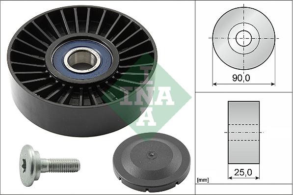 INA 532 0138 10 - Ohjainrulla, moniurahihna parts5.com