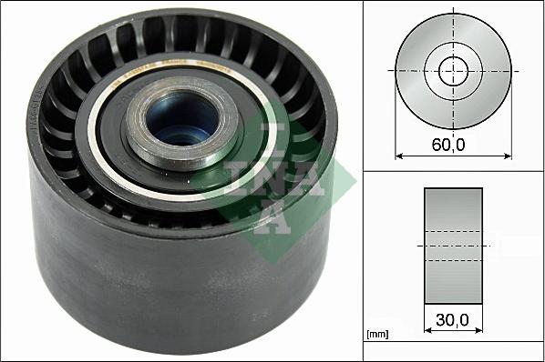 INA 532 0395 10 - Preusmerjevalni valj / vodilni valj, zobati jermen parts5.com