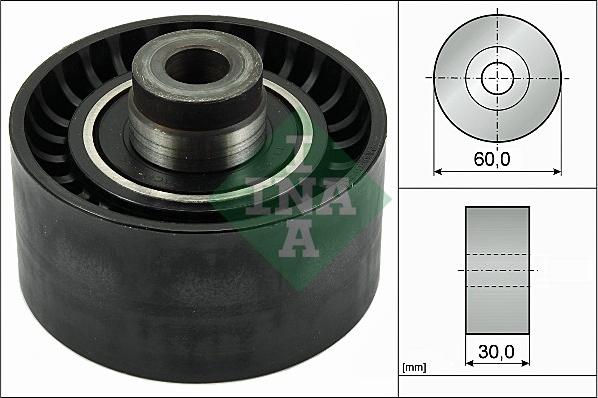 INA 532 0345 10 - Szíjtárcsa / vezetőgörgő, fogasszíj parts5.com