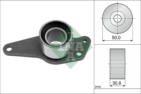 INA 532 0237 10 - Deflection / Guide Pulley, timing belt parts5.com