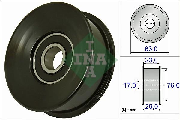 INA 532 0730 10 - Ohjainrulla, moniurahihna parts5.com