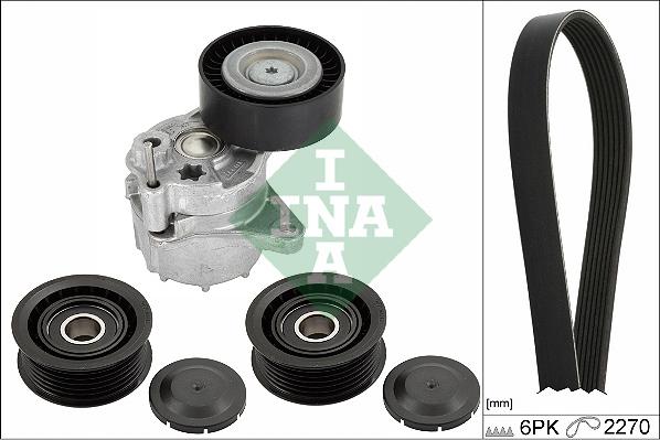 INA 529 0449 10 - Set curea transmisie cu caneluri parts5.com