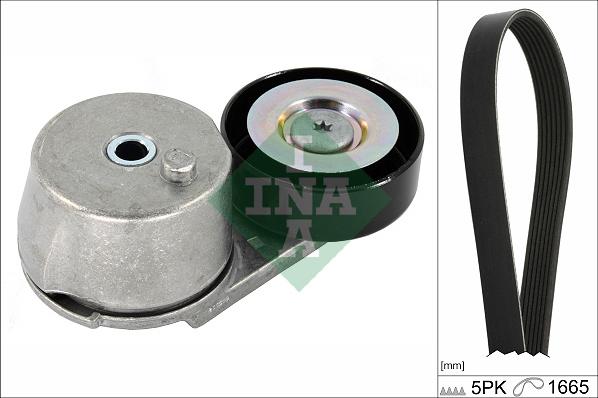 INA 529 0454 10 - Set curea transmisie cu caneluri parts5.com