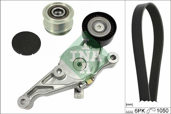 INA 529 0469 20 - Komplet rebrastega jermena parts5.com