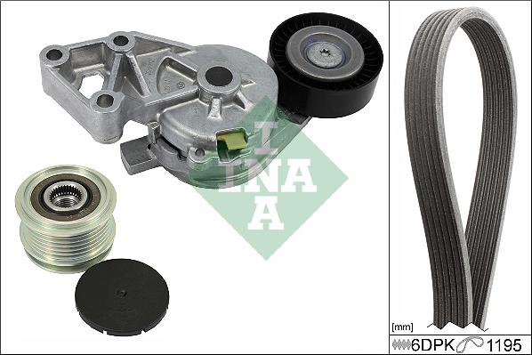 INA 529 0465 20 - Ozubený klinový remeň - Sada parts5.com