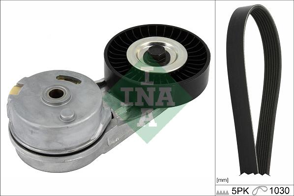 INA 529 0460 10 - Komplet rebrastega jermena parts5.com