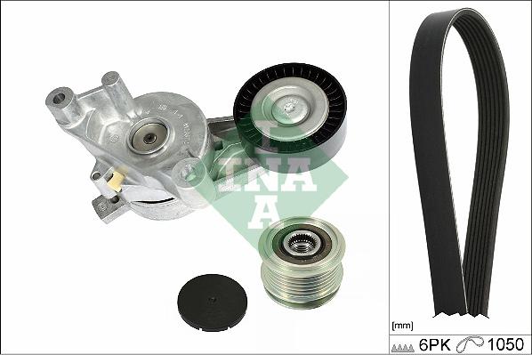 INA 529 0468 20 - Komplet rebrastega jermena parts5.com