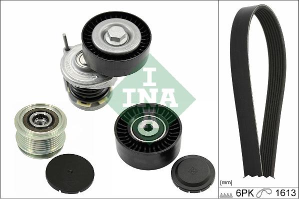 INA 529 0467 20 - V-Ribbed Belt Set parts5.com