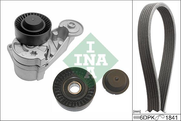 INA 529 0480 10 - Комплект пистов ремък parts5.com