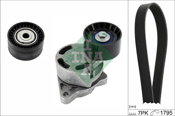 INA 529 0435 10 - Keilrippenriemensatz parts5.com