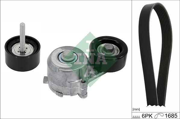 INA 529 0421 10 - Σετ ιμάντων poly-V parts5.com