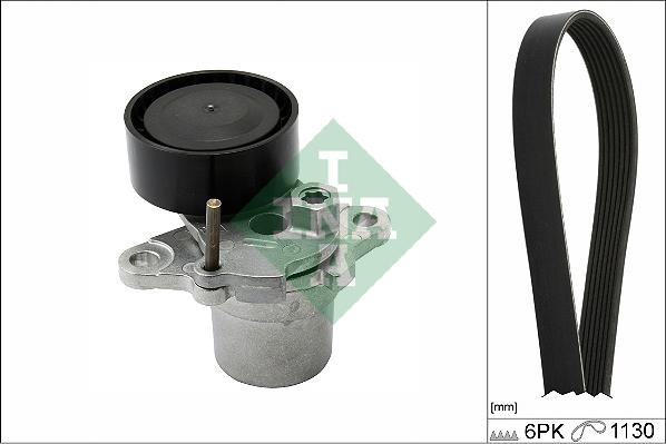 INA 529 0476 10 - Ozubený klinový remeň - Sada parts5.com