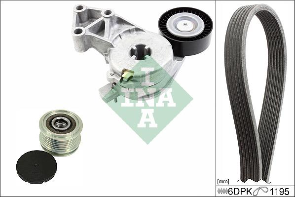 INA 529 0470 20 - Ozubený klinový remeň - Sada parts5.com