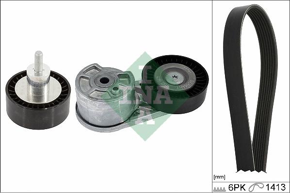 INA 529 0550 10 - Komplet rebrastega jermena parts5.com