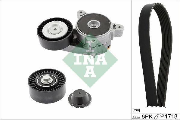 INA 529 0515 10 - V-Ribbed Belt Set parts5.com