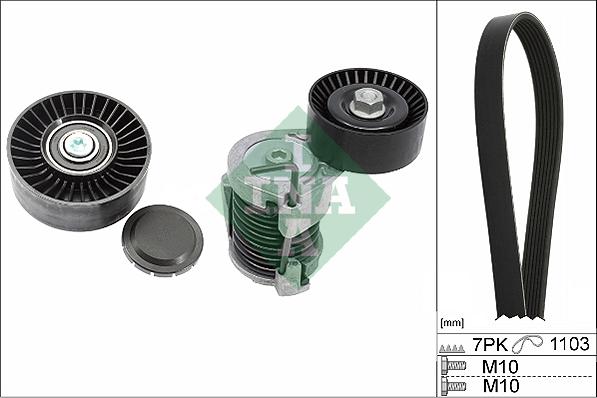 INA 529 0049 10 - Keilrippenriemensatz parts5.com