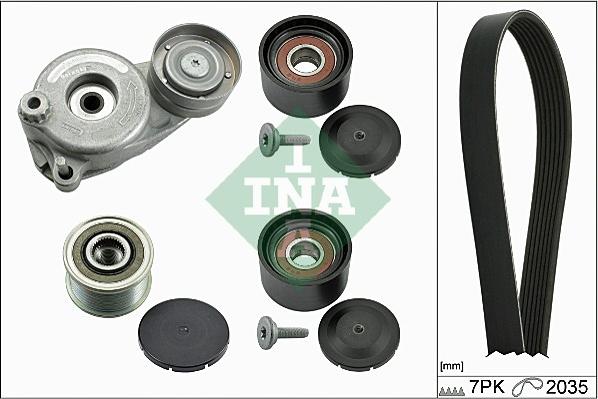 INA 529 0050 21 - Keilrippenriemensatz parts5.com