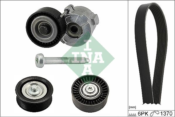 INA 529 0190 10 - V-Ribbed Belt Set parts5.com