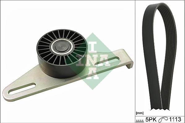 INA 529 0145 10 - Set curea transmisie cu caneluri parts5.com