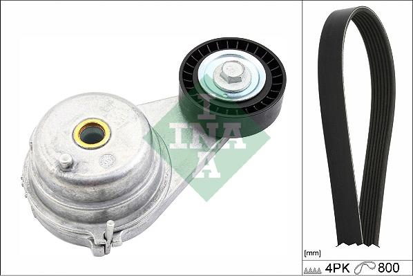 INA 529 0147 10 - Garnitura klinastog rebrastog kaiša parts5.com