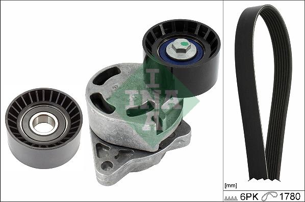 INA 529 0137 10 - Keilrippenriemensatz parts5.com