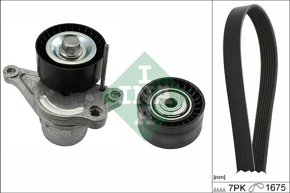 INA 529 0355 10 - Keilrippenriemensatz parts5.com