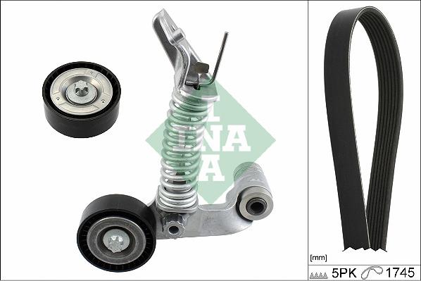 INA 529 0319 10 - V-Ribbed Belt Set parts5.com