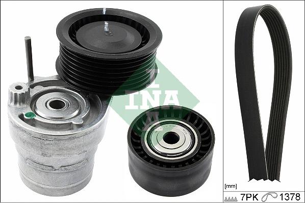 INA 529 0313 10 - Ozubený klinový remeň - Sada parts5.com