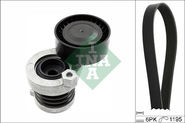 INA 529 0339 10 - Σετ ιμάντων poly-V parts5.com