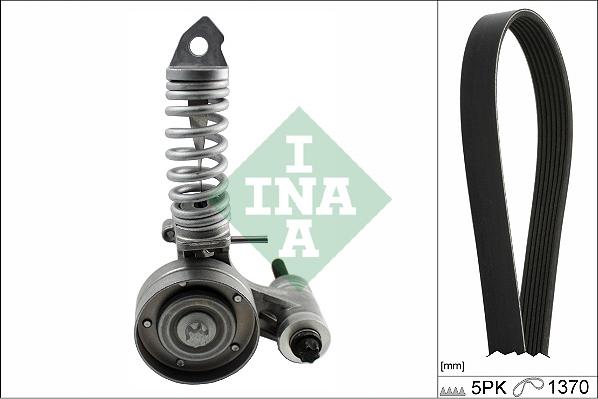 INA 529 0324 10 - Set curea transmisie cu caneluri parts5.com