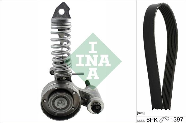 INA 529 0326 10 - Set curea transmisie cu caneluri parts5.com