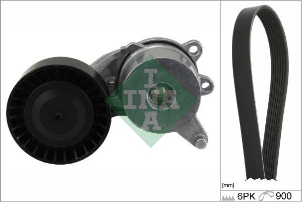 INA 529 0268 10 - Hosszbordás szíj készlet parts5.com