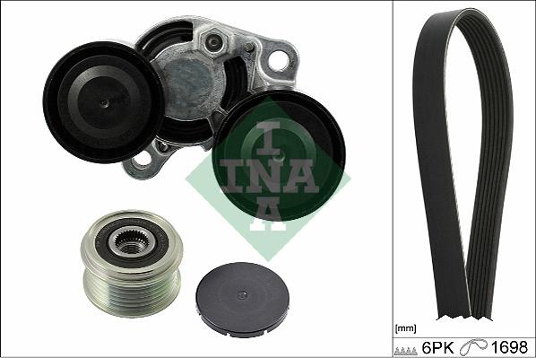 INA 529 0206 20 - Keilrippenriemensatz parts5.com