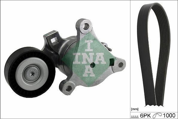 INA 529 0214 10 - Garnitura klinastog rebrastog kaiša parts5.com