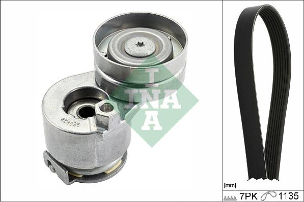 INA 529 0283 10 - Keilrippenriemensatz parts5.com