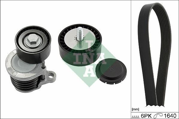 INA 529 0238 10 - Set curea transmisie cu caneluri parts5.com