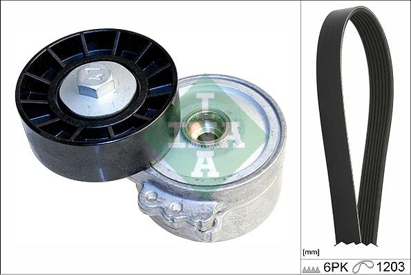 INA 529 0226 10 - Hosszbordás szíj készlet parts5.com